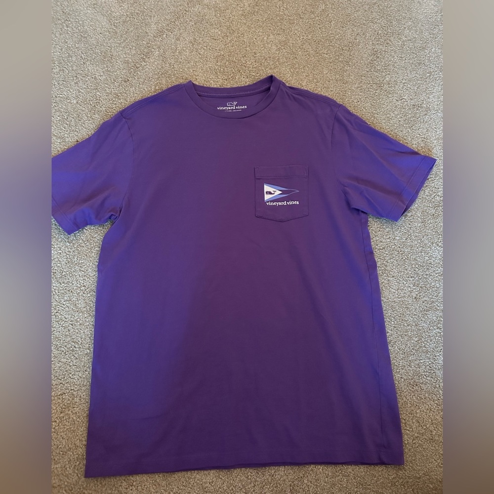Dark purple Short Sleeve Vineyard Vines T-Shirt Size S